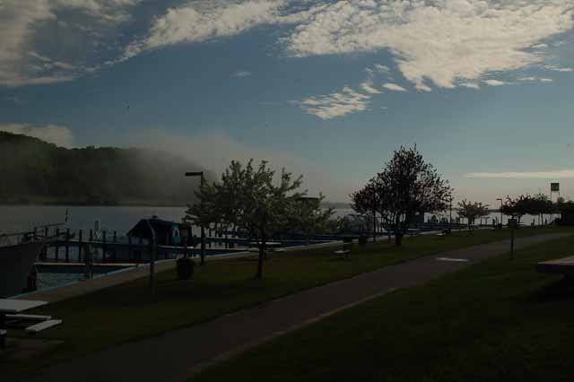 Frankfort harbor on Lake Betsy